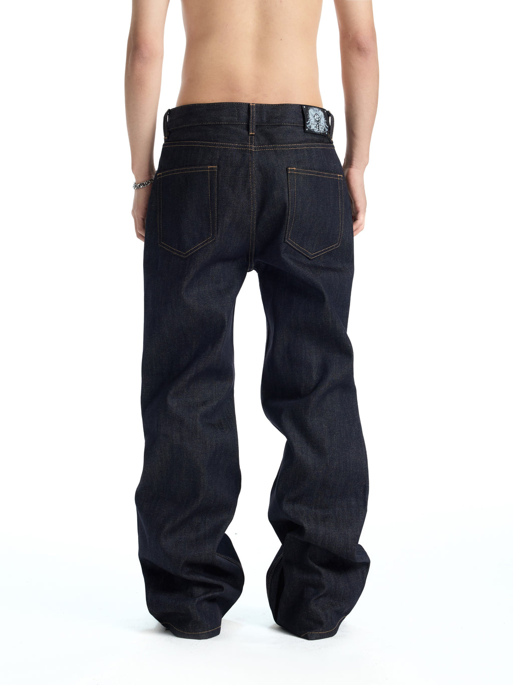 UNCLE RICH  Hand-Stitch 13.5oz Raw Denim 646 Micro Flare Jeans 001