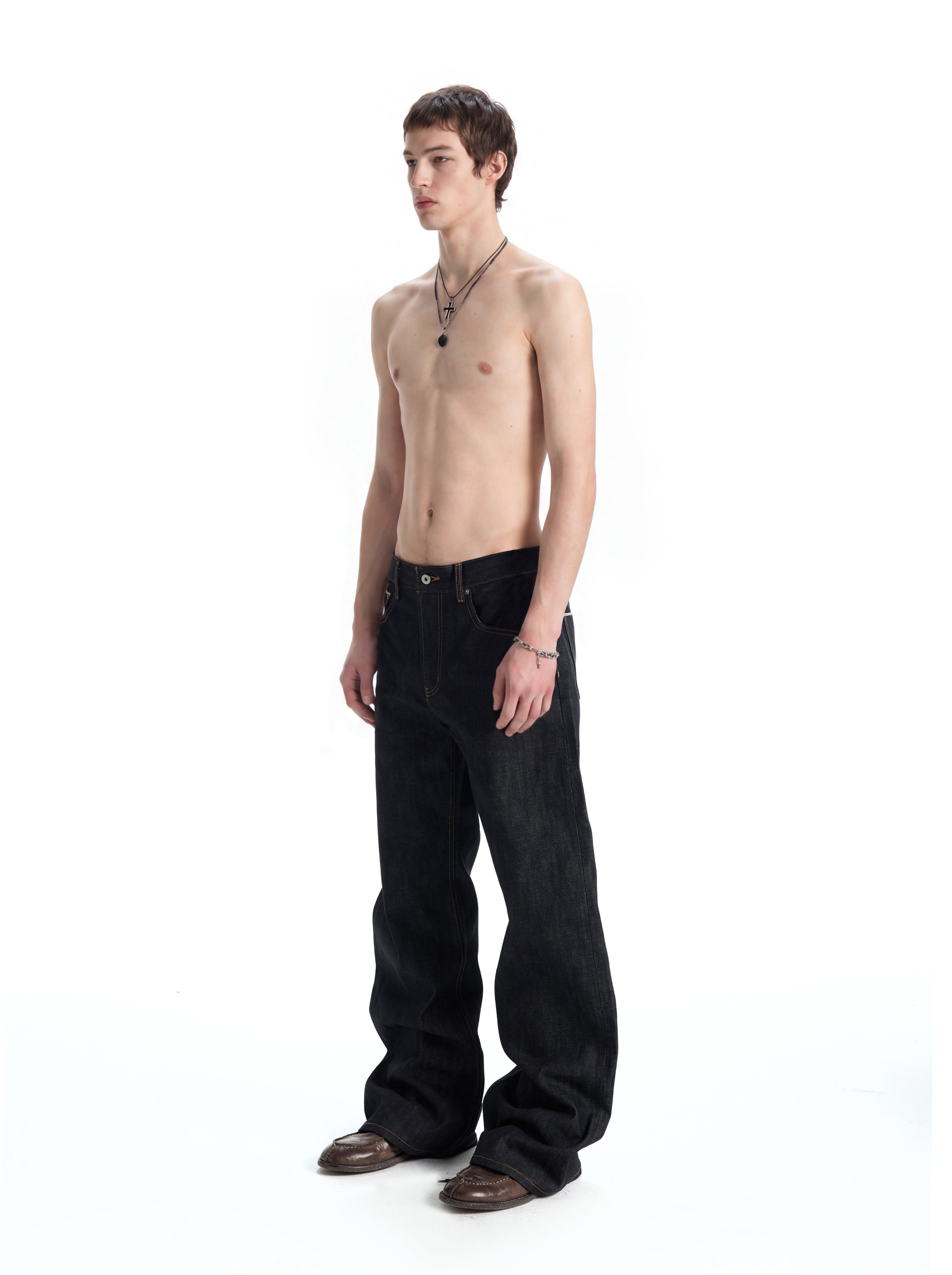 UNCLE RICH Okayama Raw Selvedge 2021M Micro Flare Jeans 003
