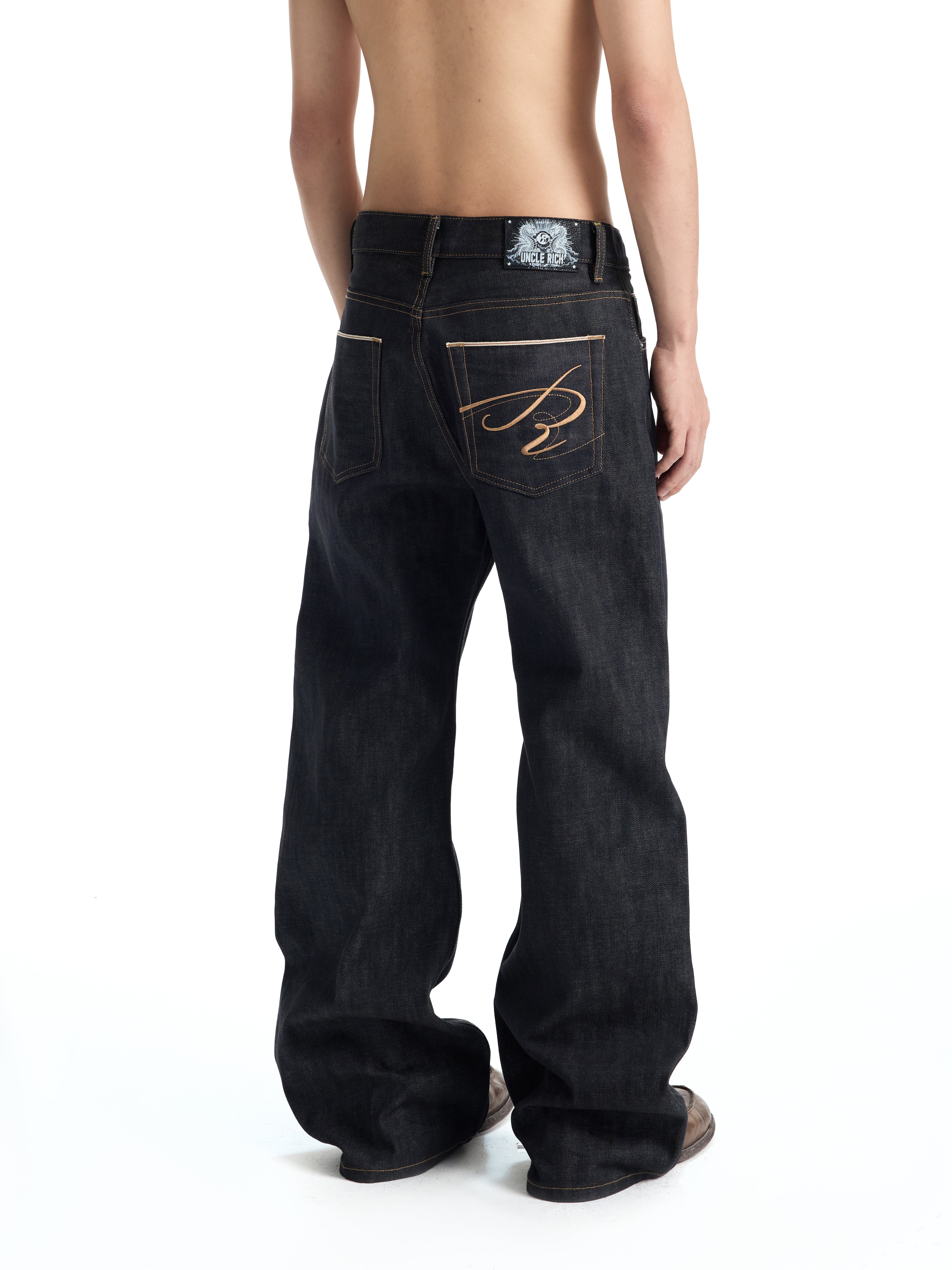 UNCLE RICH Okayama Raw Selvedge 2021M Micro Flare Jeans 003