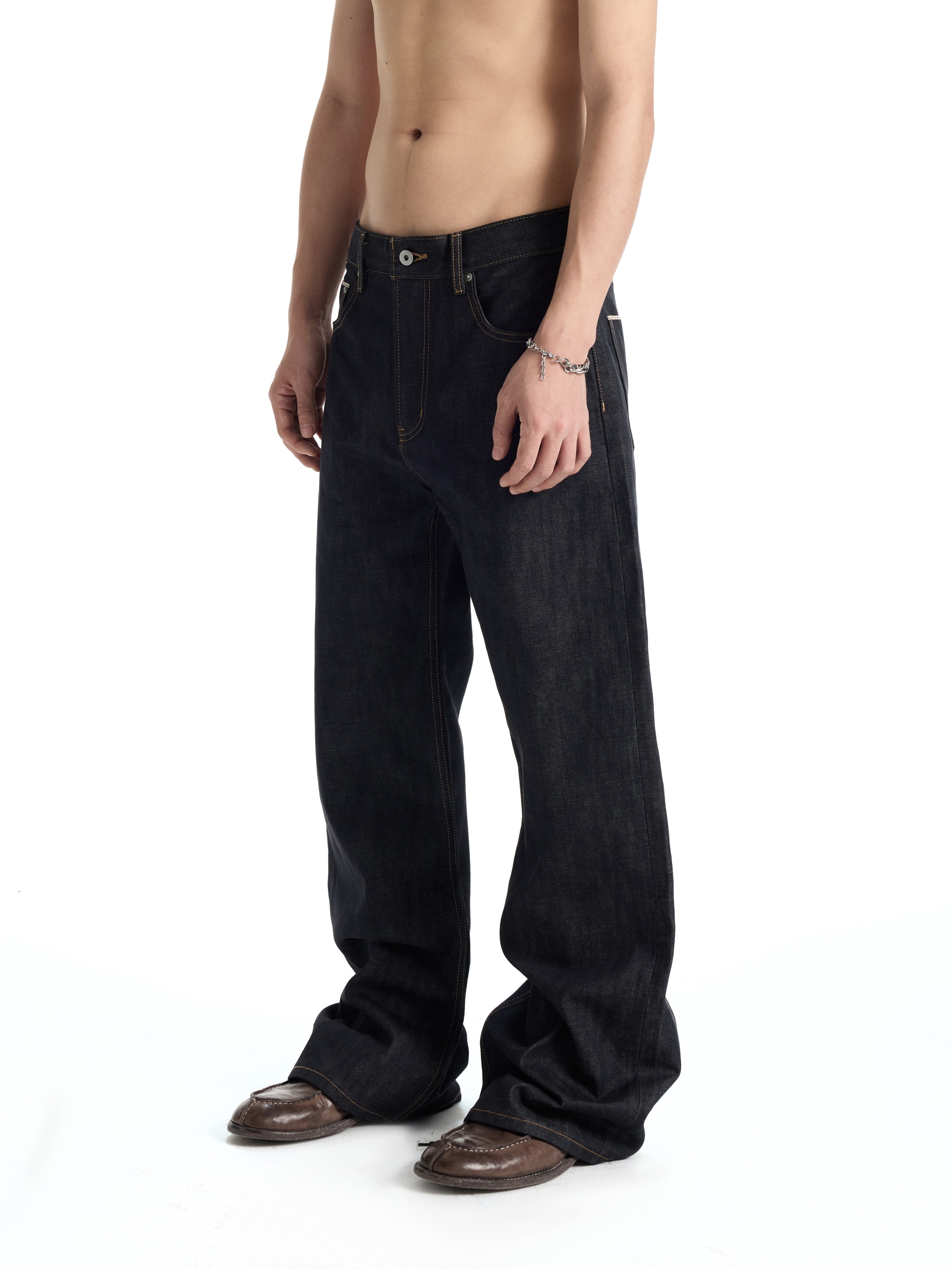 UNCLE RICH Okayama Raw Selvedge 2021M Micro Flare Jeans 003
