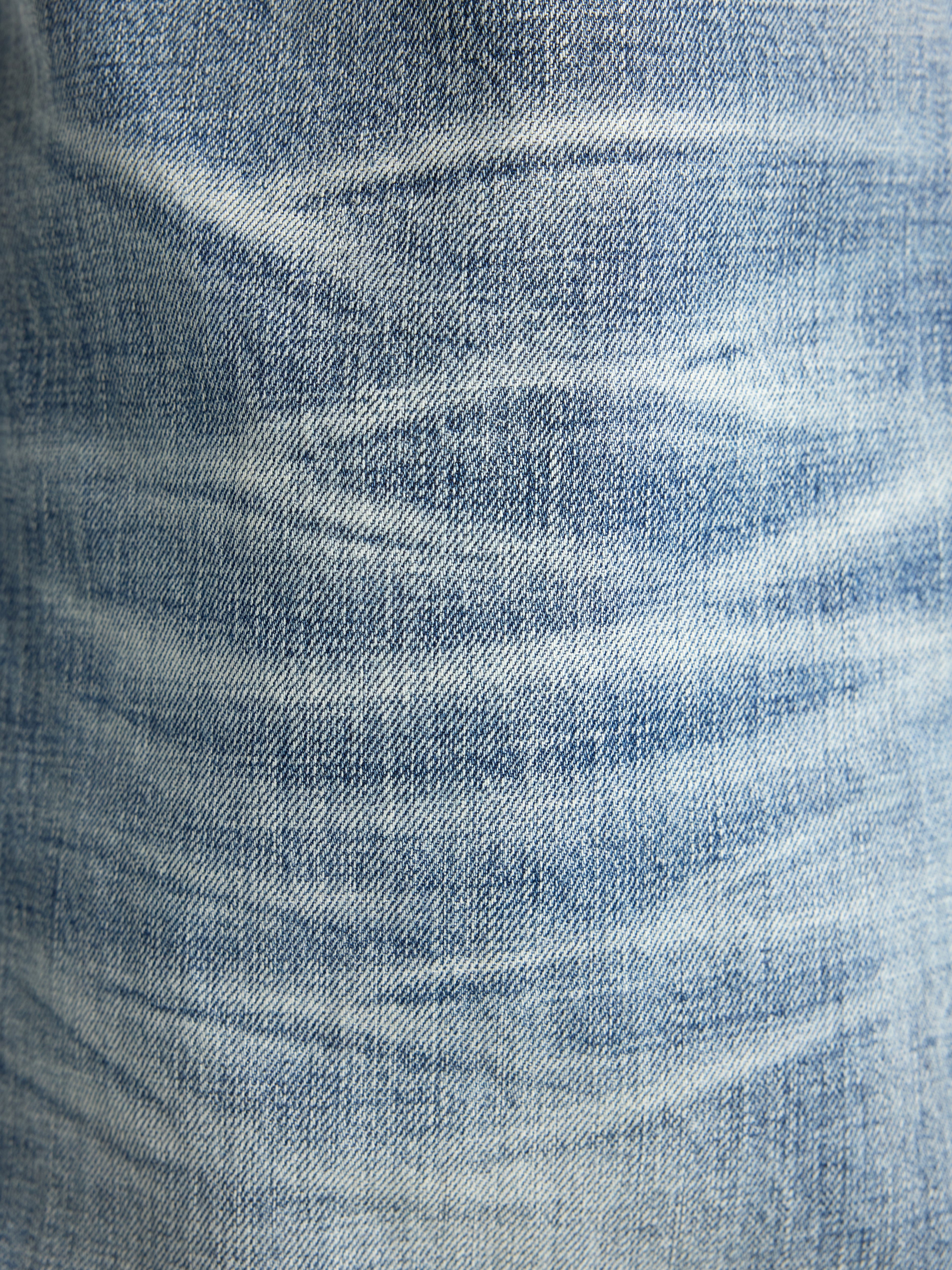 UNCLE RICH Ice Blue Slub Narrow Selvage Flare Jeans 004