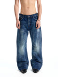 UNCLE RICH Deer Hunter Cobalt Blue Surge 646 Flare Jeans 007