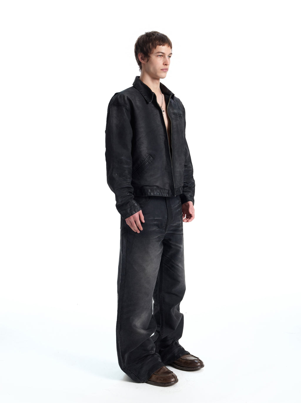 UNCLE RICH Mottled Painted Semi-Wax J97 Jacket