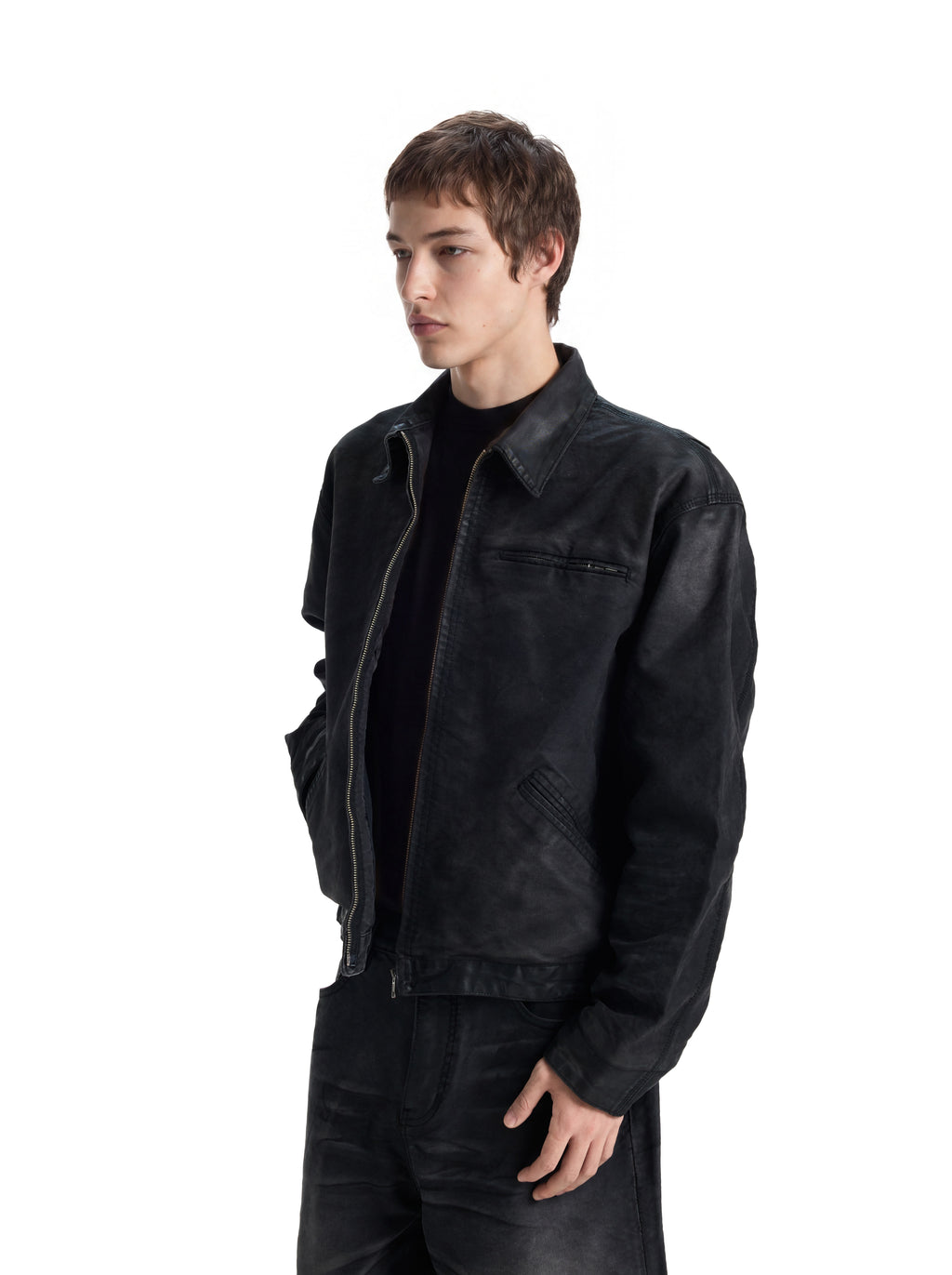 UNCLE RICH Mottled Painted Semi-Wax J97 Jacket